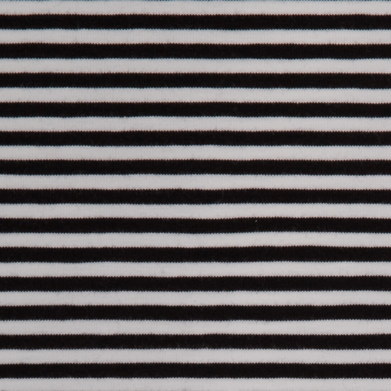 Jersey Swafing - Streifen - 3 mm - Weiß/Schwarz - Reststück ca. 100 cm